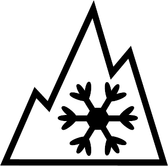 Winter Tire Snowflake Symbol Three Peak Mountain Snowflake (3PMSF)